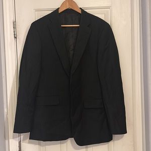 Like New Dockers size 40 Suit Jacket Black Pinstripe